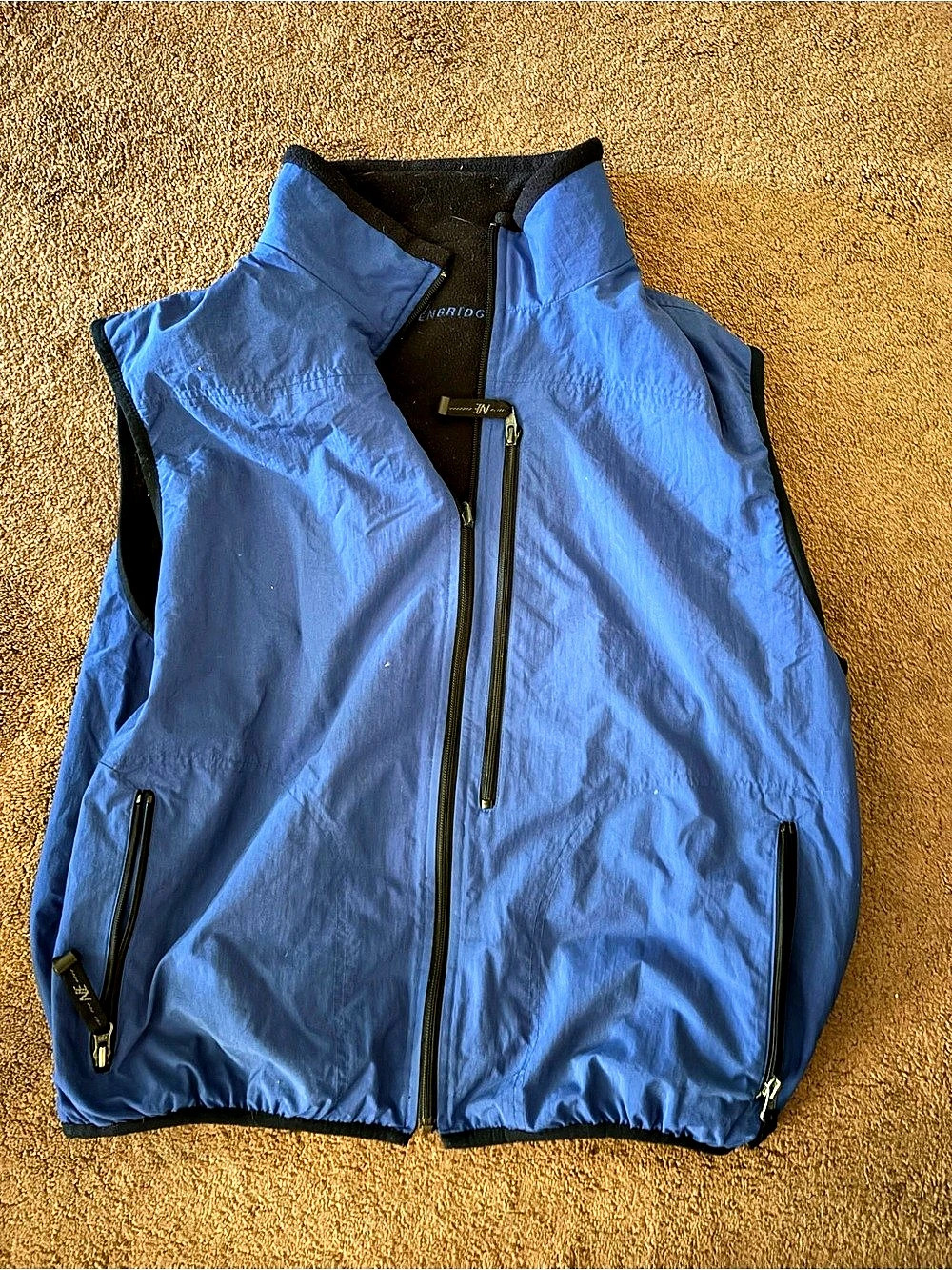 Penbridge Blue Full-Zip Vest Like New